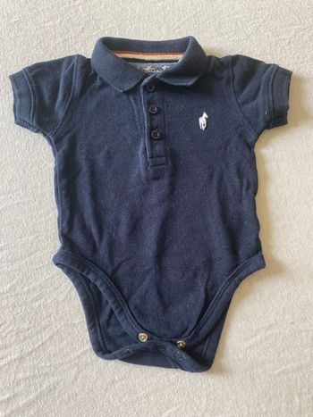 Bodie polo bleu marine taille 3 mois 