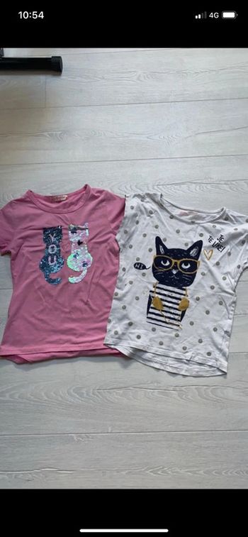 Lot t-shirt fille 🤎
