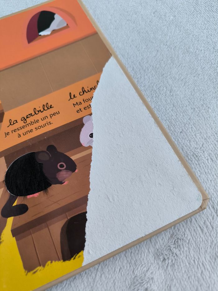 Livre Mes animaux familiers à toucher Milan - photo numéro 8