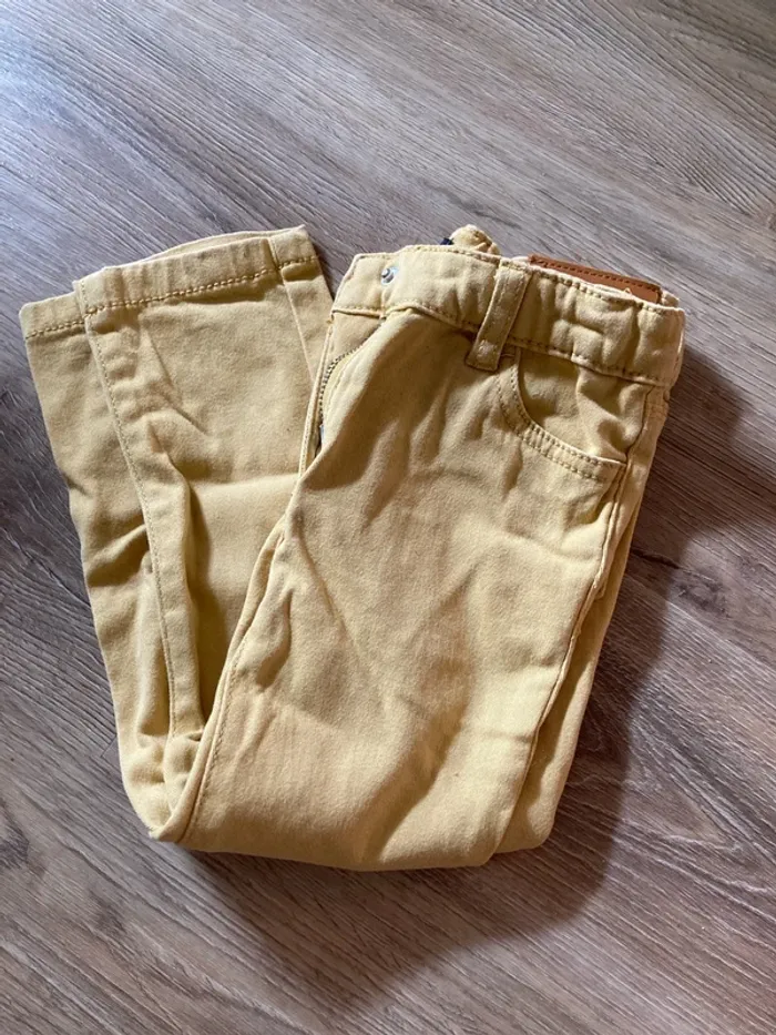 Pantalon jaune 2-3 ans tex - photo numéro 4