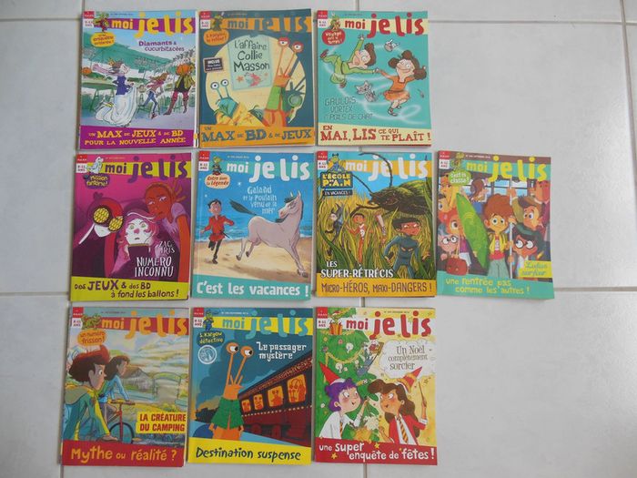 lot 10 magazines moi je lis 2016 - photo numéro 2
