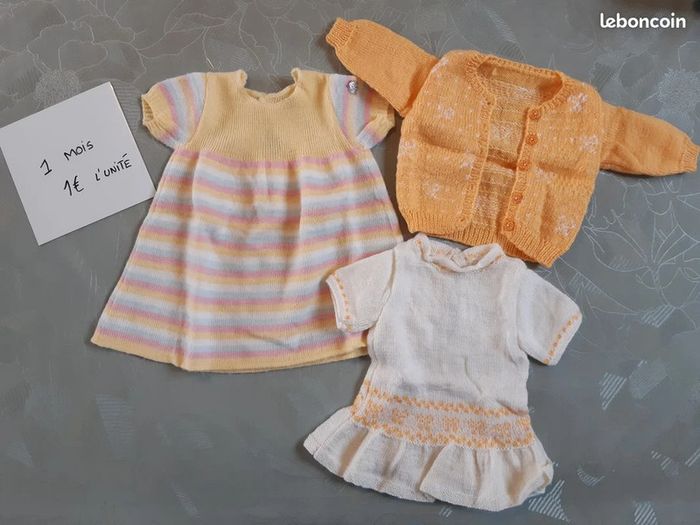 Lot complet de vêtements bébé (fille) 0-12 mois - photo numéro 2