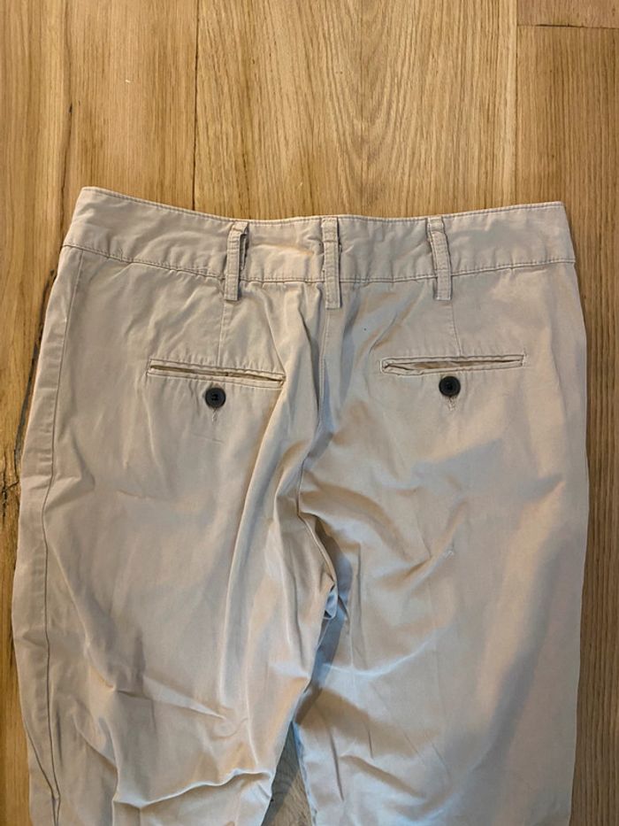 Pantalon chino beige Zara - photo numéro 5