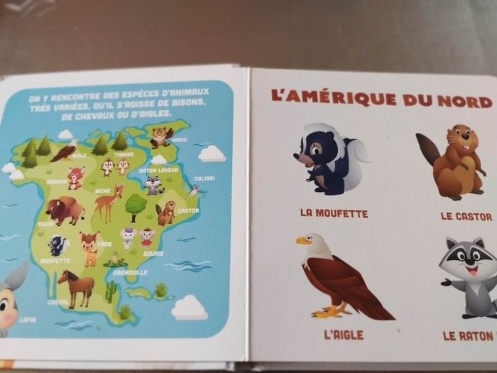Livre enfant Disney baby mes premiers imagiers les animaux du monde - photo numéro 8