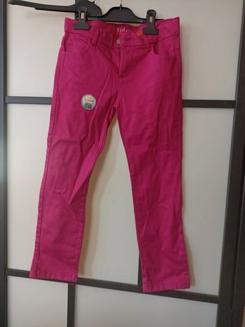 Pantalon rose fuchsia 8 ans