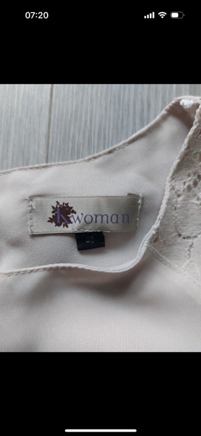 Blouse K Woman taille 40 - photo numéro 3