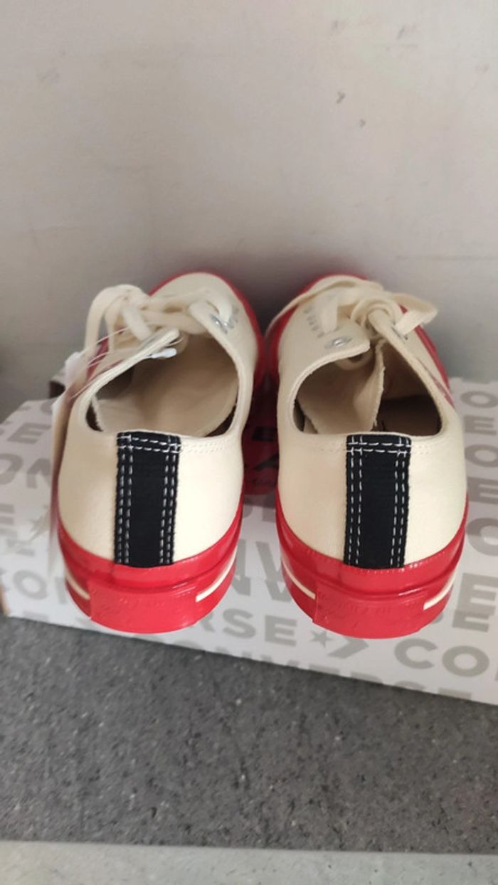Converse baskets play comme les garçons beige pointure 39 neuves - photo numéro 8