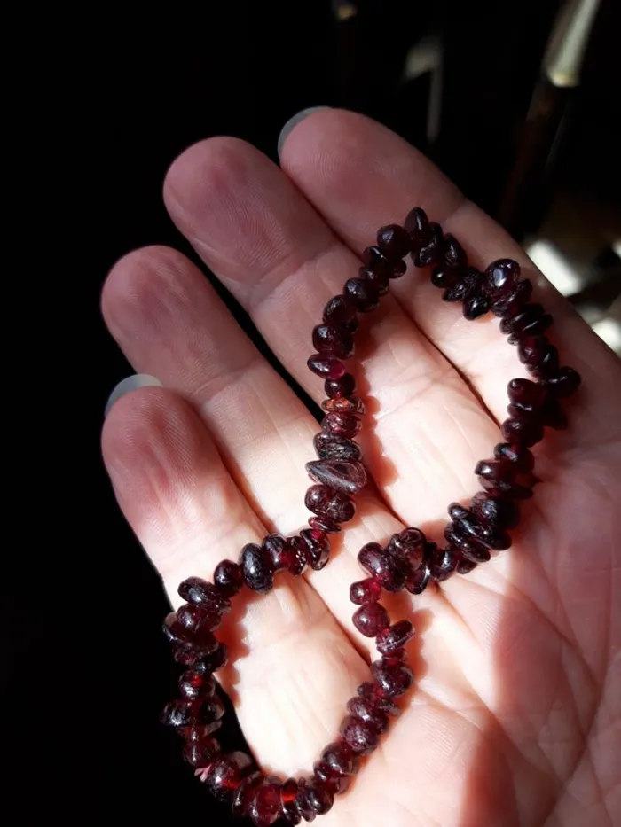 Bracelet élastique petites pierres reflets - photo numéro 3