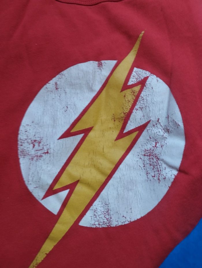 Lot t-shirts mixte 8/10ans flash superman h&m - photo numéro 3