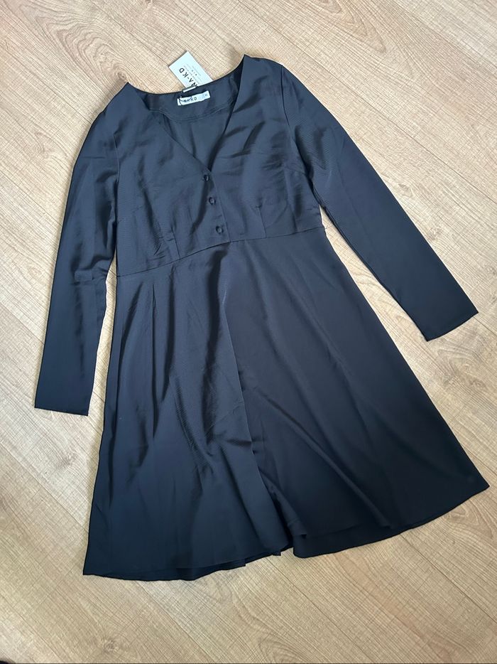 Robe casual noire neuve à manches longues NA-KD taille XS - photo numéro 7