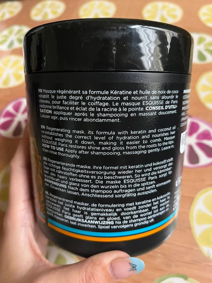 1 KG - Masque Kératine et Huile de Coco - photo numéro 2