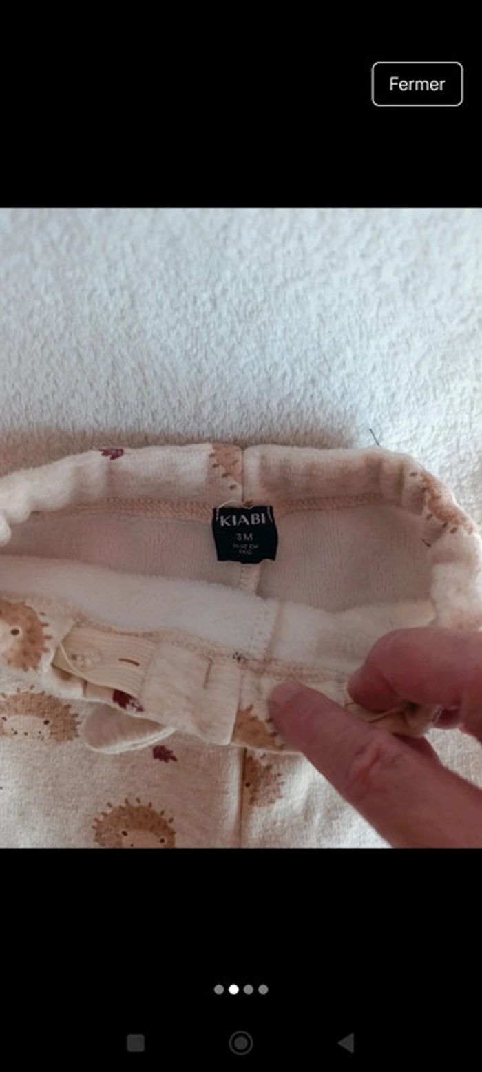 🍂 Adorable pantalon Kiabi intérieur polaire , neuf ! - photo numéro 2