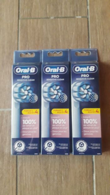 Lot brossettes oral b 