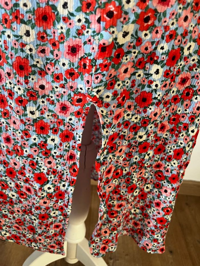 Magnifique robe midi fendue Naf Naf