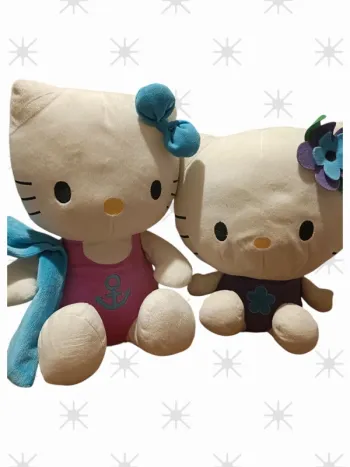 Deux peluches Sanrio