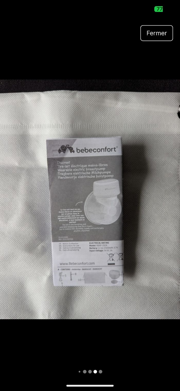 Tire lait bébé confort discreet - photo numéro 8