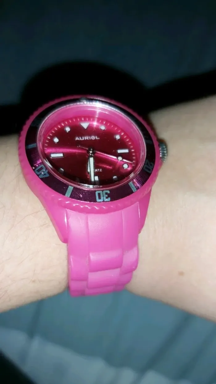 Montre rose - photo numéro 3