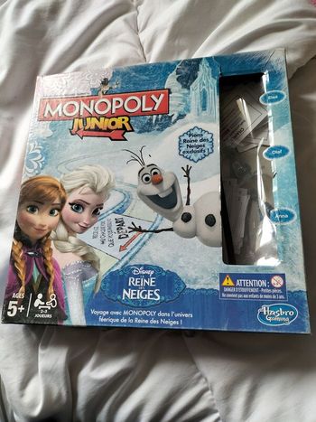 Monopoly junior reine des neiges