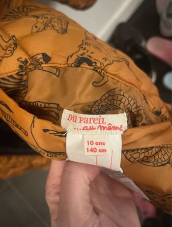 Manteau garçon réversible