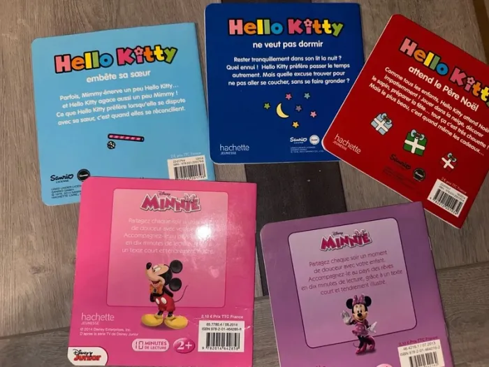 Lot de livre Minnie hello kitty - photo numéro 2