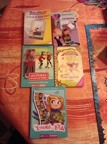 Lot de 14 livres fille 7-11 ans