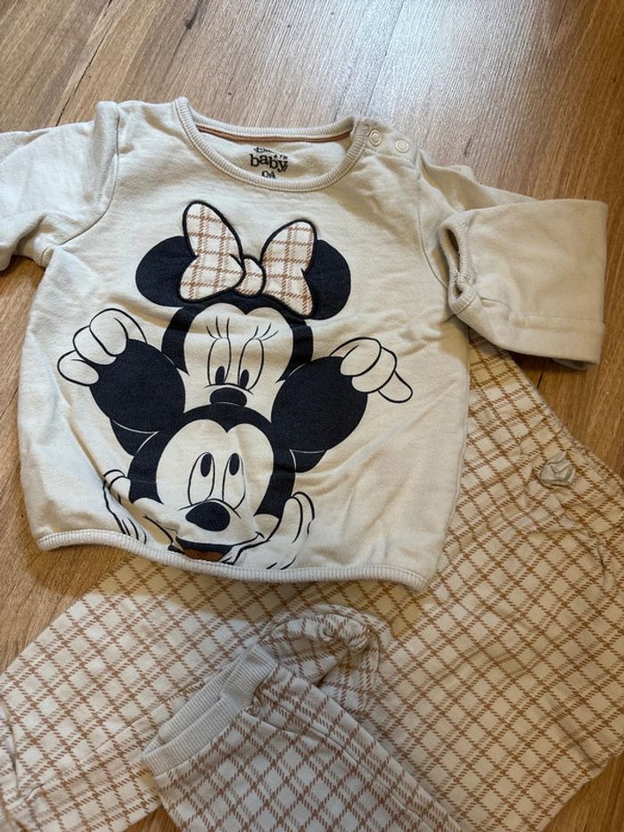Pyjama deux pièces Minnie Mickey Disney 12-18 mois