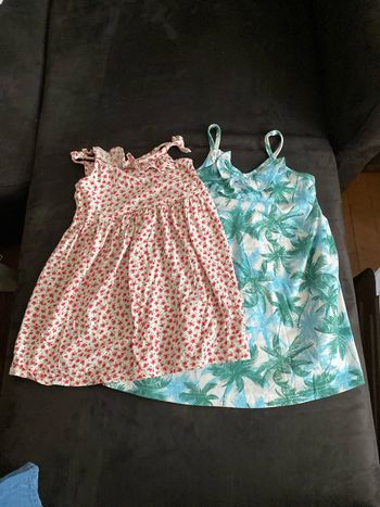 Robe à bretelles 3 ans fille