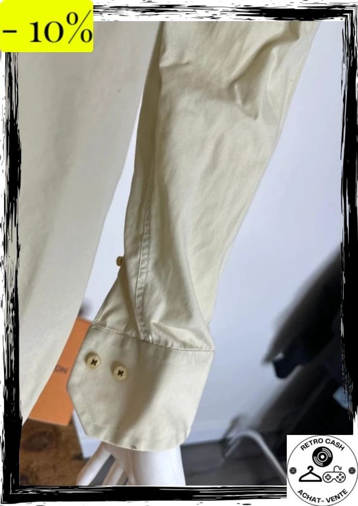 Chemise Homme Ungaro vintage beige taille 41/16 L - photo numéro 4