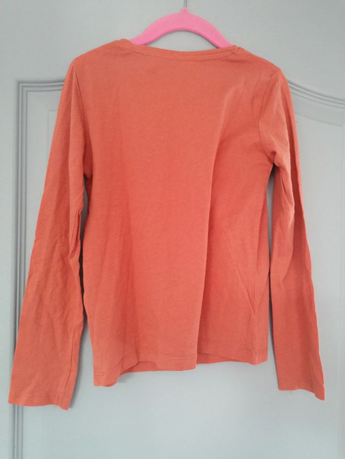 Tee-shirt manches longues fille 8ans Kiabi - photo numéro 6