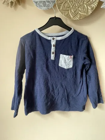 T shirt 7 ans marine