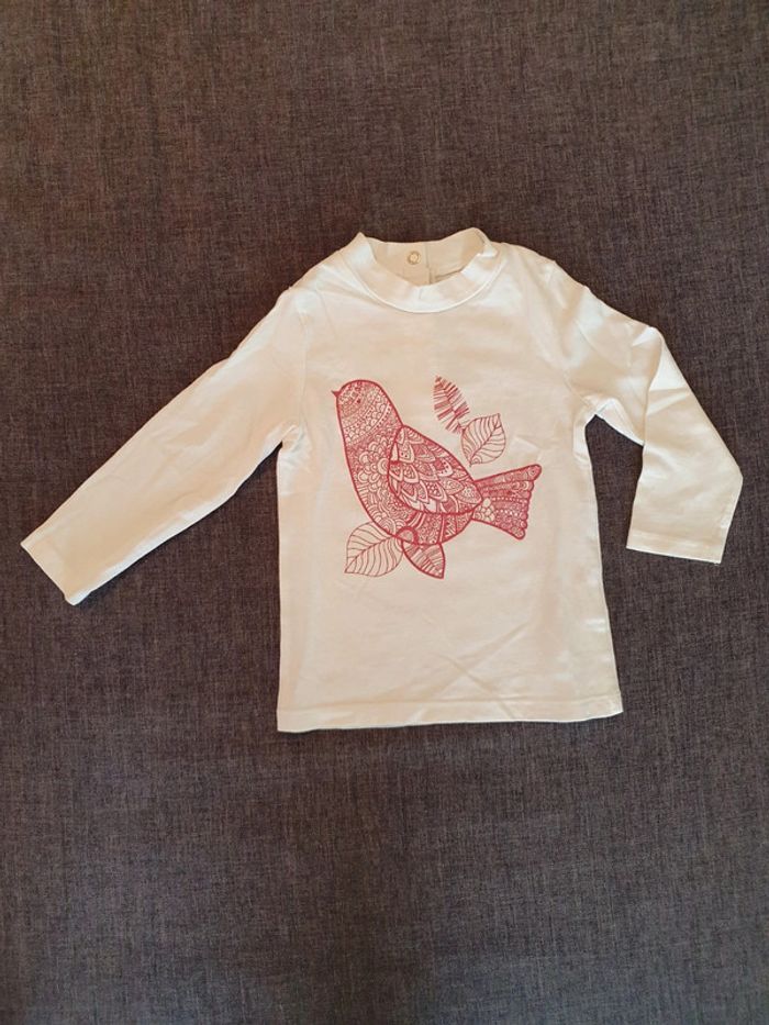 Lot de 3 tee-shirts et tuniques bébé fille - photo numéro 3