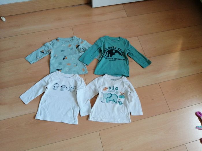 Lot tee shirt manche longue