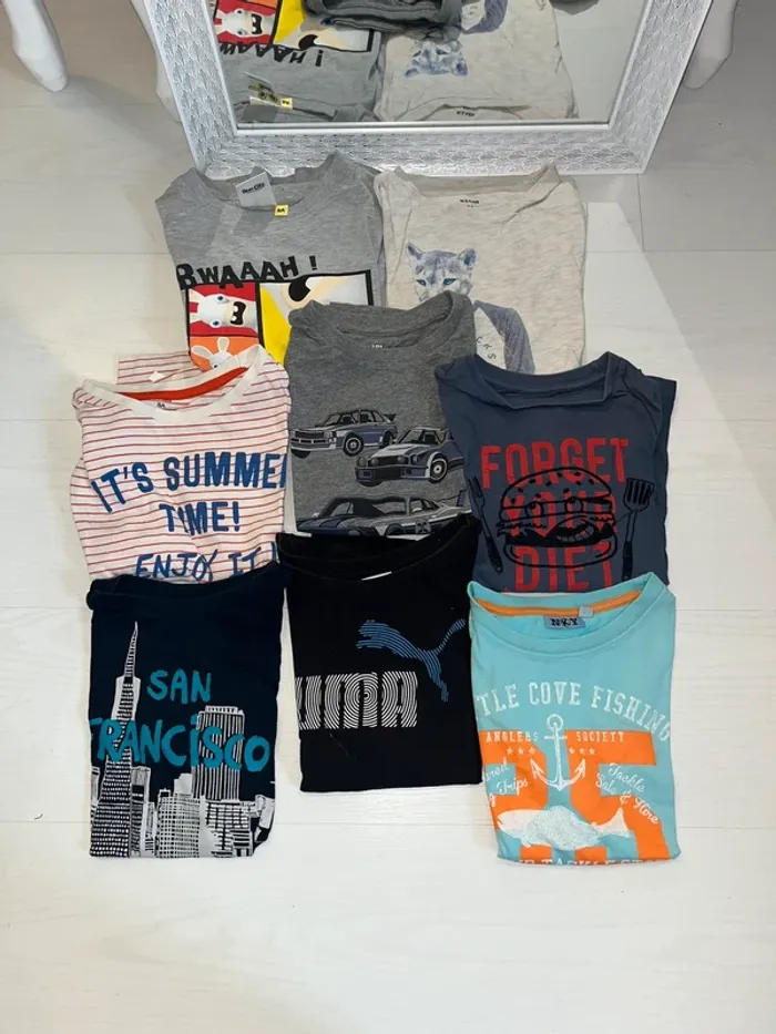 Lot de t shirt garçon
