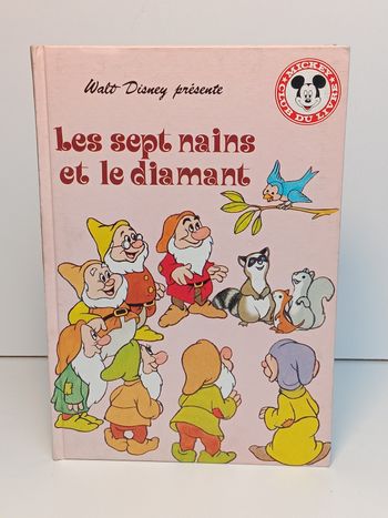 Livre Disney club du livre vintage Les sept nains et le diamant dépôt légal 02.92