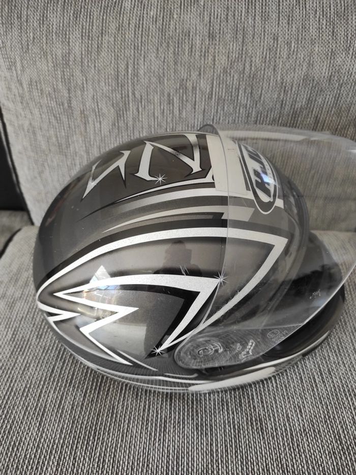 Casque de moto intégral HJC avec housse de protection taille L - photo numéro 4