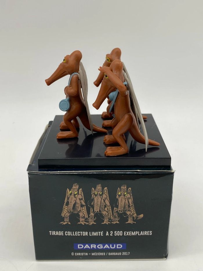 Valérian Figurine des 3 Shingouz collector 2500 ex Mézières - photo numéro 4
