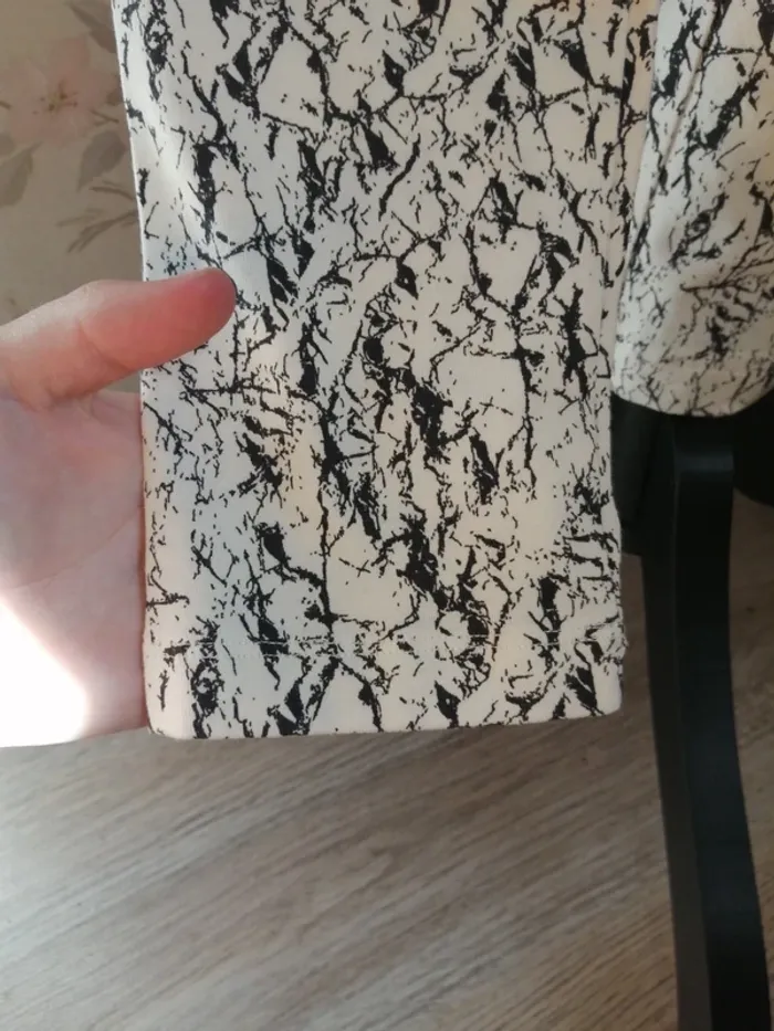 Legging blanc et noir à motif marbre / esmara / (M) - photo numéro 4