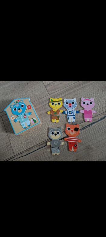 Puzzle multi 3 pièces djeco