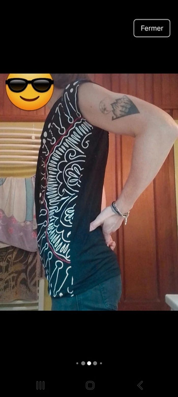 T-shirt femme noir Desigual - photo numéro 7