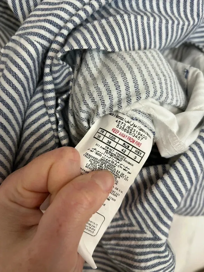 Combi short camaïeu rayée - photo numéro 3