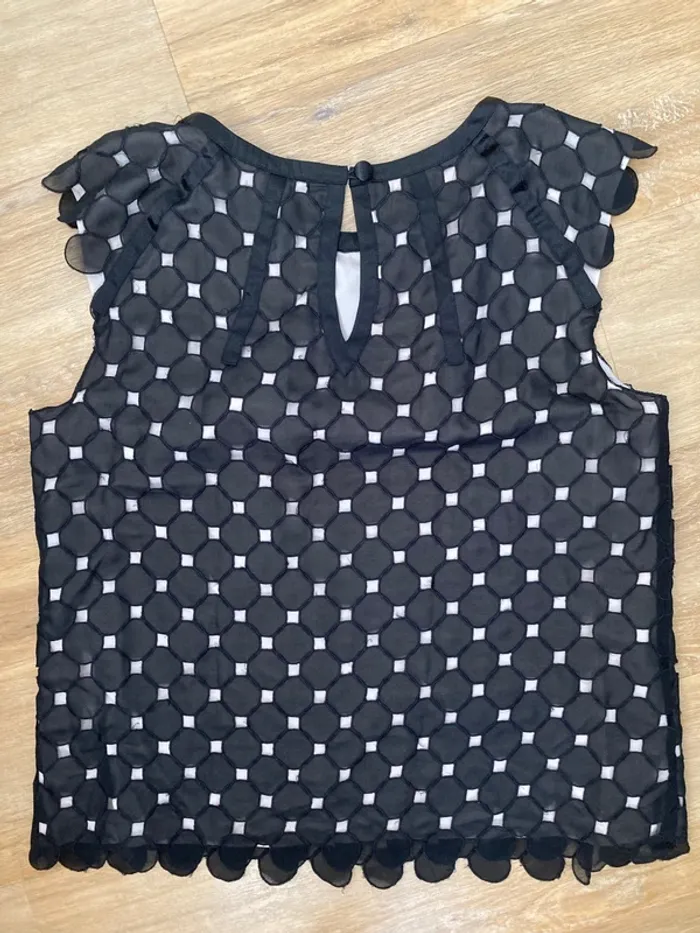 Blouse manches courtes noire - photo numéro 5