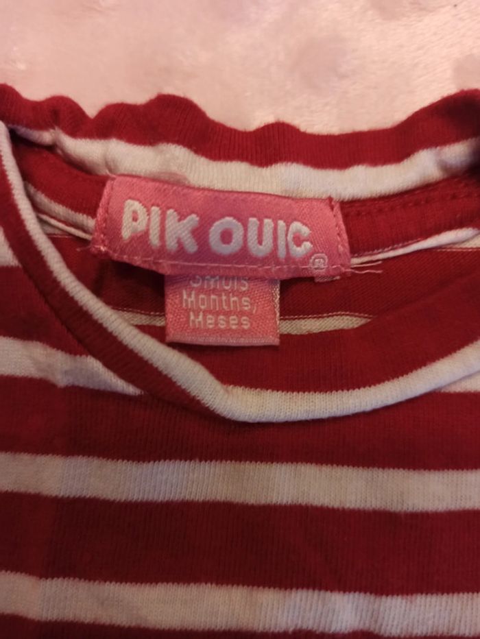 Tee-shirt manches courtes cerises 🍒 3 mois - photo numéro 2