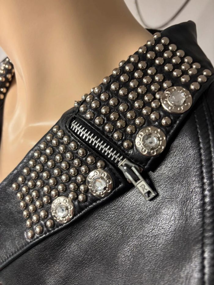 Magnifique perfecto les terribles en cuir fait sur mesure - photo numéro 14
