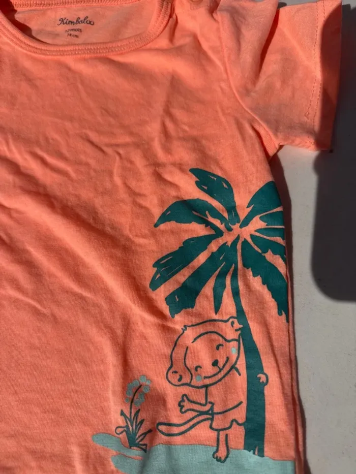 T shirt 12 mois 74 cm - photo numéro 2