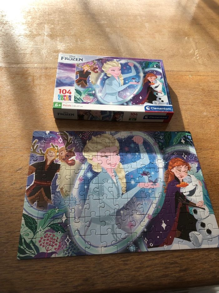 Puzzle la reine des neiges