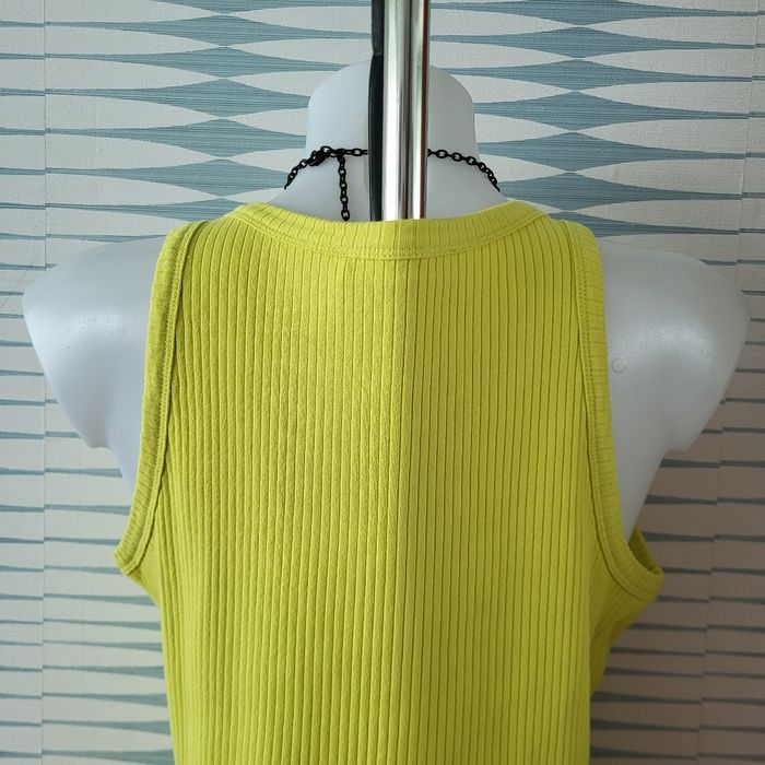 Débardeur côtelé vert anis Promod taille XL neuf avec étiquette - photo numéro 9