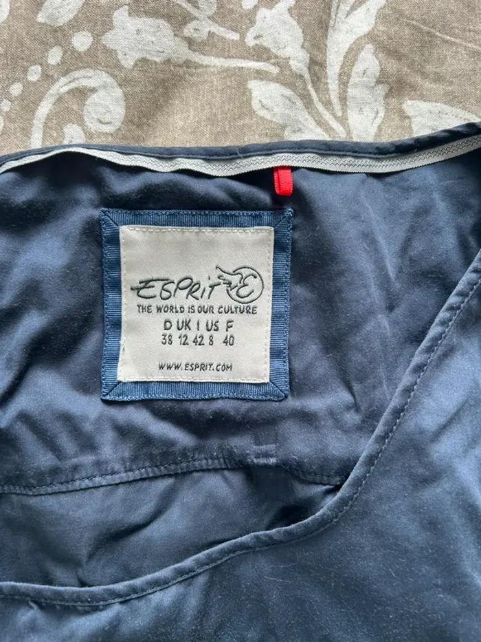 Robe esprit, taille 40 bleu - photo numéro 3