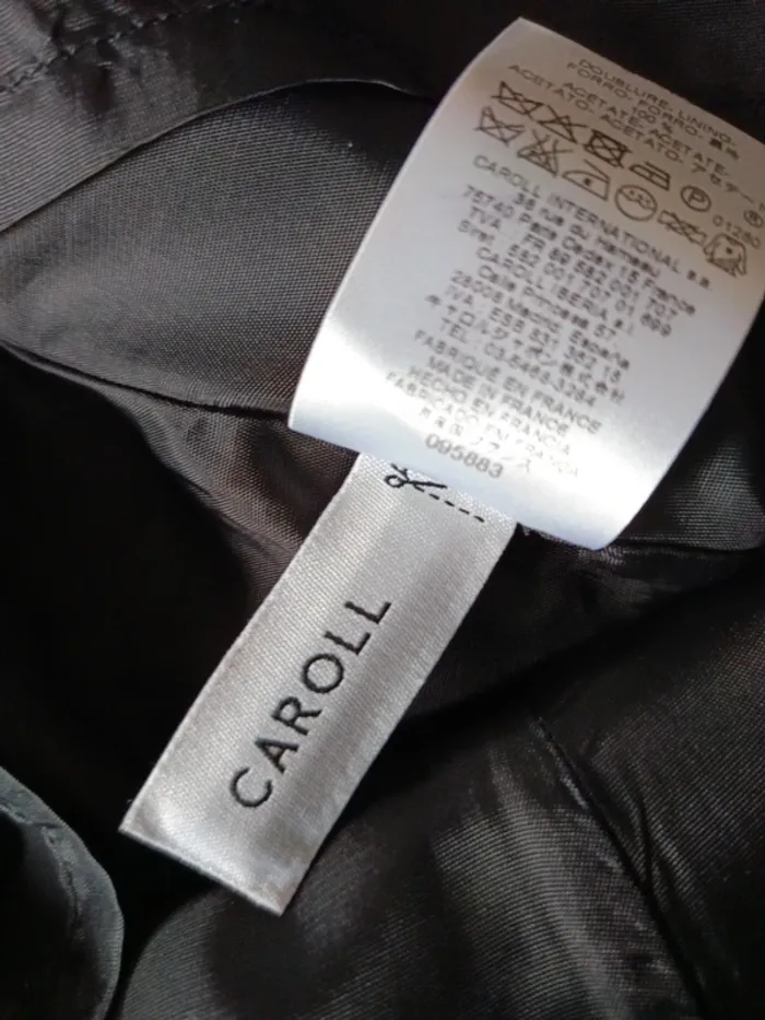 Robe Caroll t.38 laine/viscose - photo numéro 8