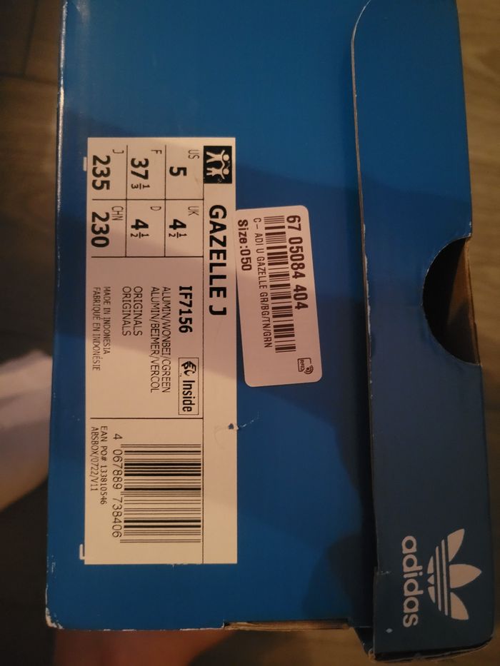 ADIDAS Gazelle T. 37 1/3 - photo numéro 5