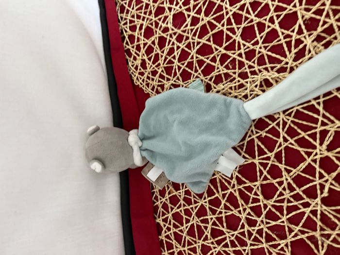 Hippolyte l'hippopotame NATTOU doudou plat beige - photo numéro 3